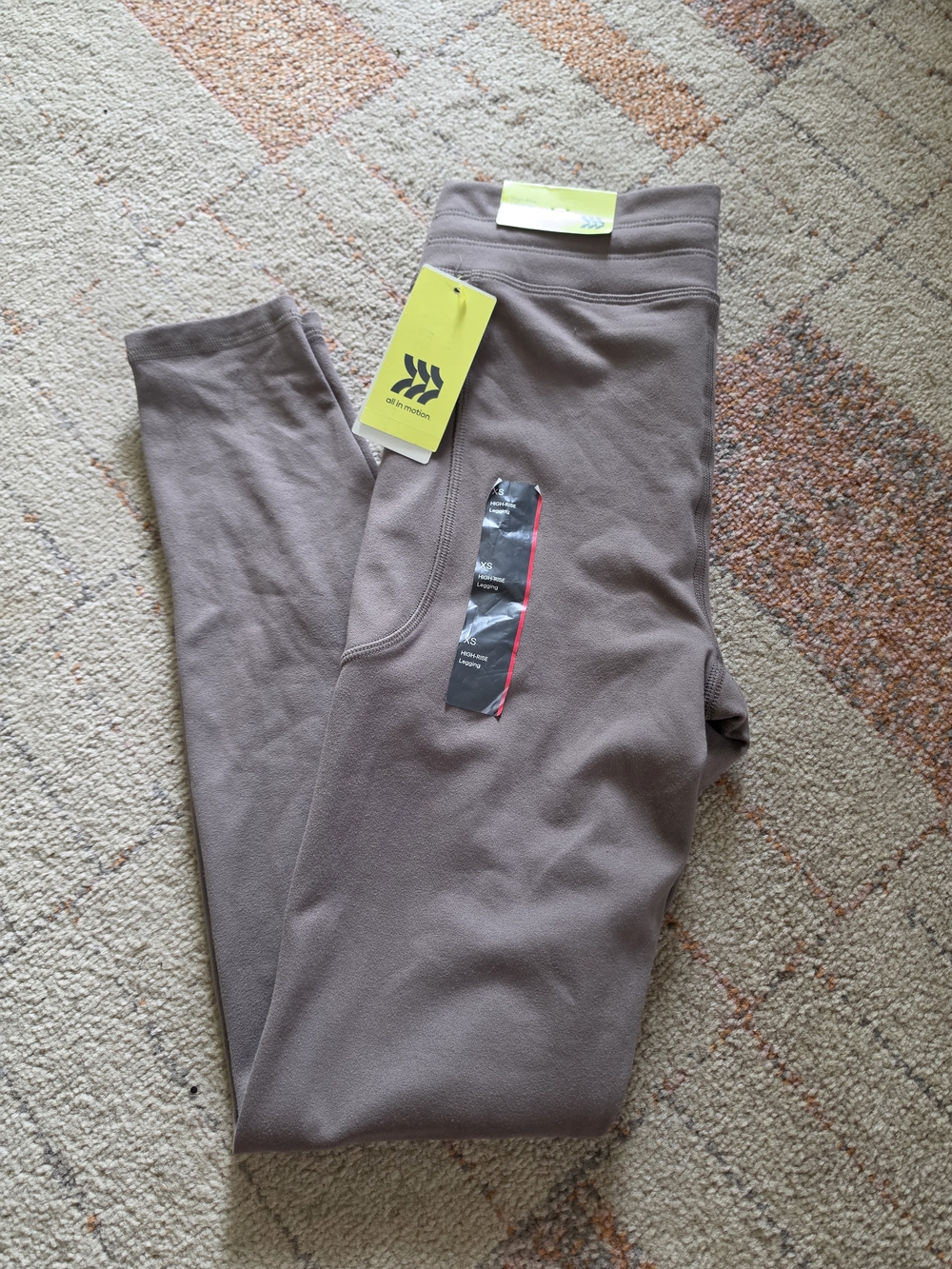 all in motion Women's Taupe Track Joggers